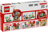Back of set box with play features.