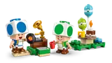 Toads with party accessories.