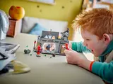 Child playing with the Star Wars set.