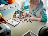 Child building the Star Wars set.