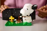Snoopy campfire scene