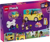 LEGO Friends Pet Van box back with features and dimensions.