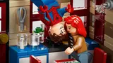 Spider-Man and MJ in the kitchen.