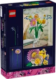 Back of LEGO flower bouquet box.