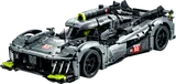 LEGO Technic PEUGEOT 9X8 Le Mans Hypercar, front view.