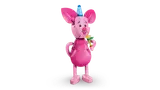 Front view of large Piglet figure.