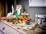 LEGO Pirate Playground on desk.