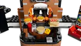 Detailed LEGO pizza oven interior.