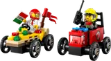 Pizza car vs. Fire Truck race.