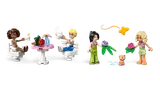 LEGO Friends minifigures with accessories.
