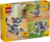 Back of LEGO Creator Playful Cat box.