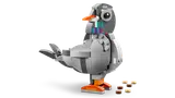 LEGO Creator pigeon with crumbs.