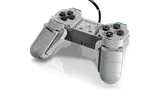 LEGO PlayStation controller detail.