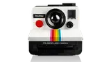 Front view of LEGO Polaroid camera.