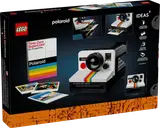 LEGO Polaroid camera box with specs.