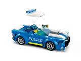 Police car with roof removed.
