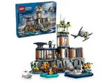 LEGO City 60419 Police Prison Island with box.