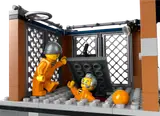 Prison cell trapdoor escape.