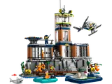 LEGO City 60419 Police Prison Island full set.