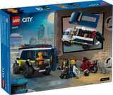 Back of LEGO Police Van set box.