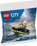 Front of LEGO City 30693 Police Water Scooter polybag.