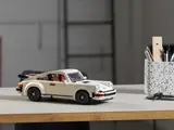 LEGO Porsche 911 Turbo on office desk.