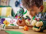 Child inspecting Bowser's Castle top.