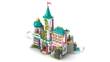 Rear/side view of the closed castle.