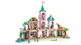 Opened castle interior view.