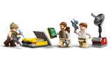 Minifigures with tech and crate.