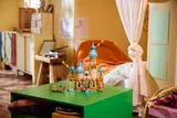 Castle set as room display.