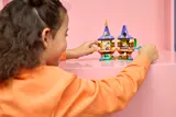 Child opening tower sections.