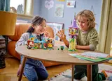 Children playing with Rapunzel's Tower.