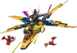 LEGO Ninjago 71833 jet in action with minifigures.
