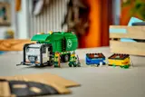 Complete LEGO Recycling Truck set laid out for play.