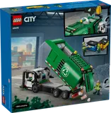 Back of LEGO box showcasing truck features and dimensions.