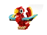 LEGO Parrot in flight.
