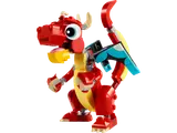 Red and yellow LEGO Dragon.