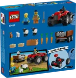 Back of LEGO City 60461 box with features and build steps.