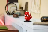 Mei displayed on a modern shelf.