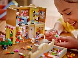 Child playing with restaurant interior.