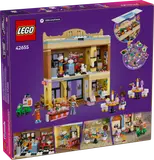 Back of box, features and dimensions.