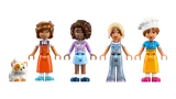 LEGO Friends minifigure lineup.