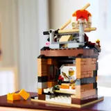 Sushi stall interior.