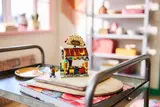 LEGO Taquería on a home cart display.