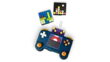 LEGO Retro Gaming Console with game insertion.
