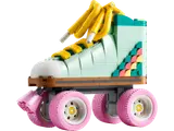 LEGO Retro Roller Skate in mint green and pink.