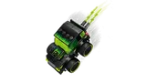 Gaming Race Car with lightning speed effects.