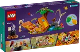 LEGO Friends camping set box back.