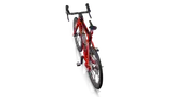 Overhead view of LEGO bike.